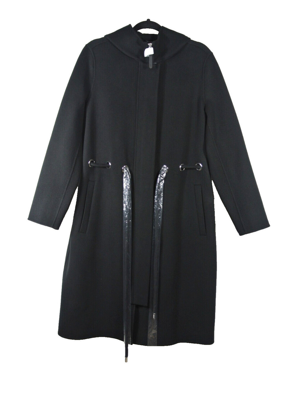 NEW, Mackage Blithe Wool Coat in Black Sz M #W205
